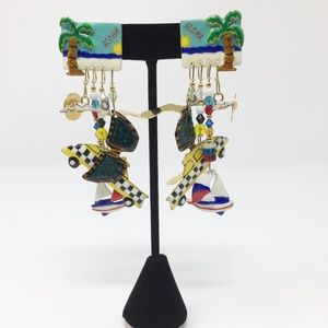 Lunch at the Ritz - Aloha Earrings